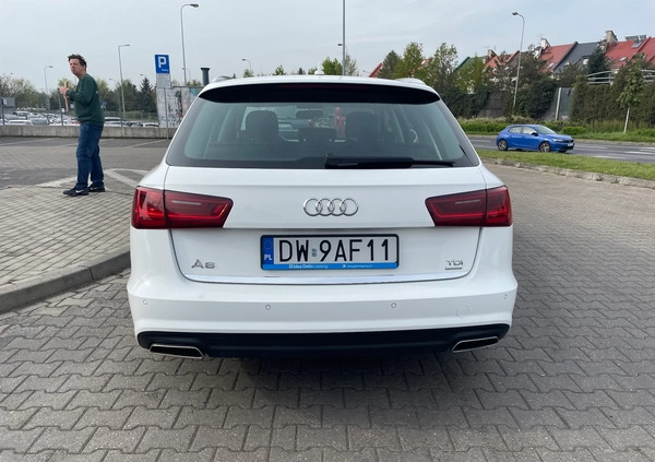 Audi A6 cena 93500 przebieg: 200000, rok produkcji 2018 z Wrocław małe 191